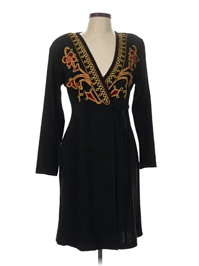 Pre-owned Carole Little Cocktail Dress In Black