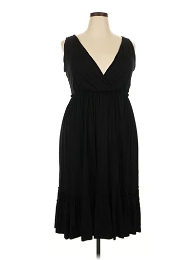 Pre-owned Carole Little Cocktail Dress In Black