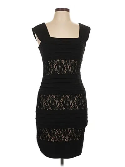 Pre-owned Carole Little Cocktail Dress In Black