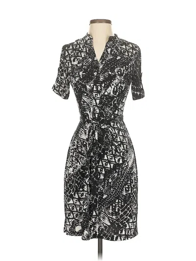 Pre-owned Carole Little Cocktail Dress In Gray