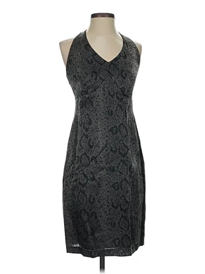 Pre-owned Carole Little Cocktail Dress In Gray