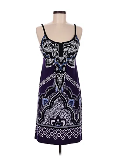 Pre-owned Carole Little Cocktail Dress In Purple