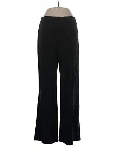 Pre-owned Carole Little Dress Pants In Black