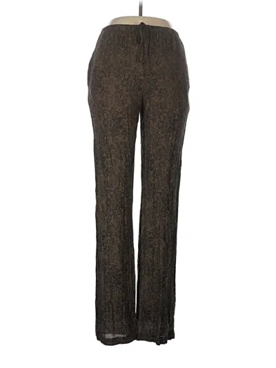 Pre-owned Carole Little Dress Pants In Brown