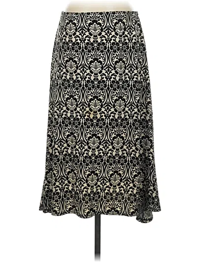 Pre-owned Carole Little Formal Skirt In Black