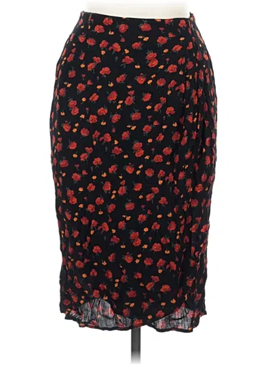 Pre-owned Carole Little Formal Skirt In Red