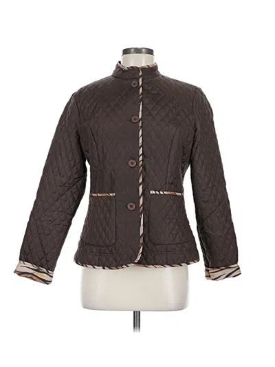 Pre-owned Carole Little Jacket In Brown