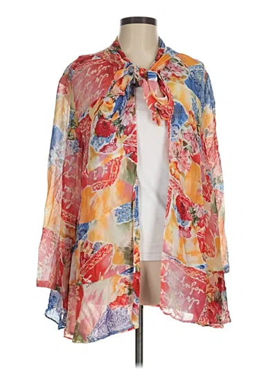 Pre-owned Carole Little Kimono In Orange