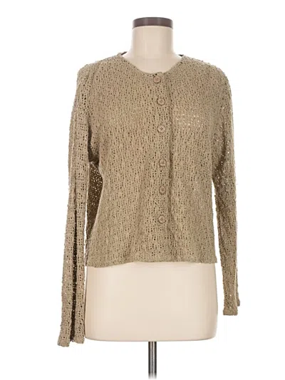 Pre-owned Carole Little Pullover Sweater In Tan