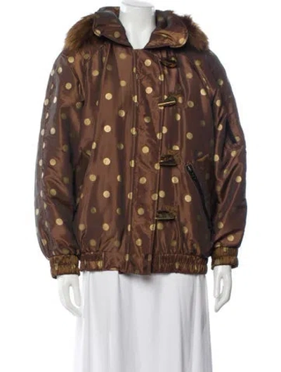 Pre-owned Carole Little Vintage 1990's Fur Jacket In Multi