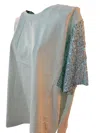 Carole's Collections Women's Glass Tee In Aqua In Blue