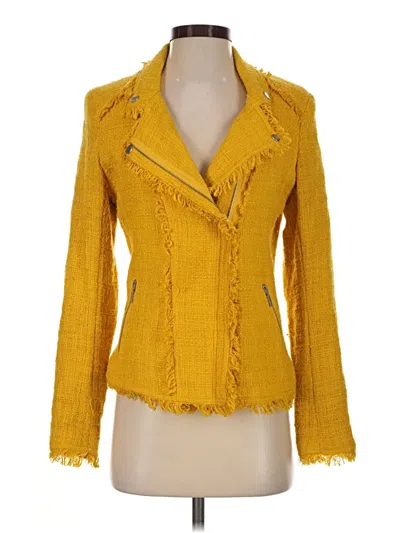 Pre-owned Carolina Belle Blazer Jacket In Yellow