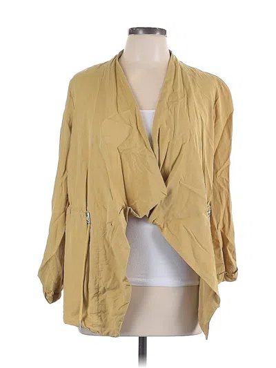 Pre-owned Carolina Belle Cardigan Sweater In Yellow