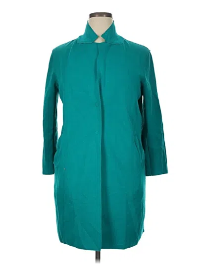 Pre-owned Carolina Belle Coat In Teal