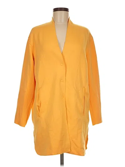 Pre-owned Carolina Belle Coat In Yellow