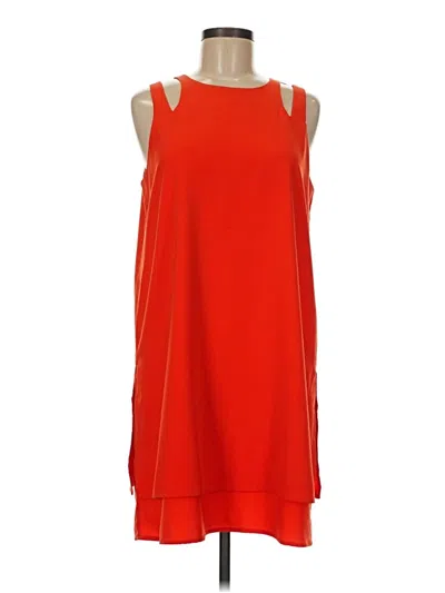 Pre-owned Carolina Belle Cocktail Dress In Orange