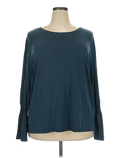 Pre-owned Carolina Belle Long Sleeve T-shirt In Teal