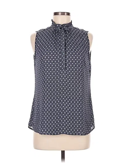 Pre-owned Carolina Belle Sleeveless Blouse In Blue
