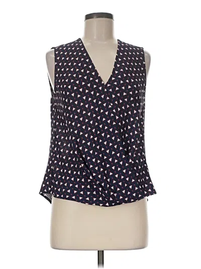 Pre-owned Carolina Belle Sleeveless Blouse In Blue