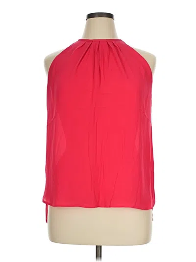 Pre-owned Carolina Belle Sleeveless Blouse In Red