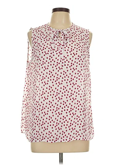 Pre-owned Carolina Belle Sleeveless Blouse In Red