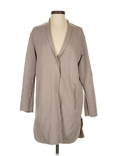 Pre-owned Carolina Belle Trenchcoat In Gray