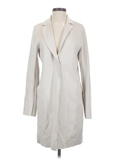 Pre-owned Carolina Belle Trenchcoat In Ivory