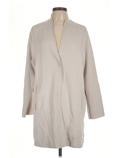Pre-owned Carolina Belle Trenchcoat In Ivory