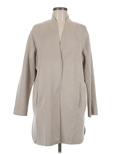 Pre-owned Carolina Belle Trenchcoat In White