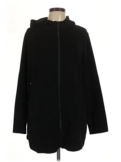 Pre-owned Carolina Belle Zip Up Hoodie In Black