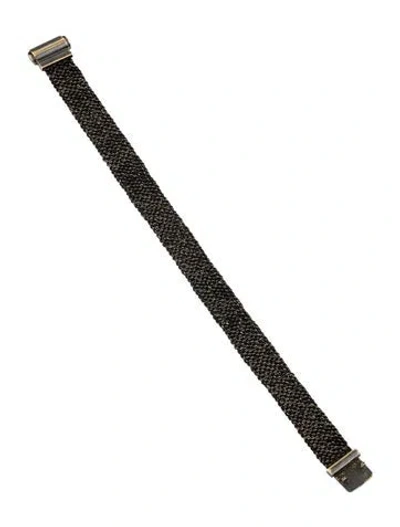 Pre-owned Carolina Bucci 18k Classic Woven Bracelet In Multicolor