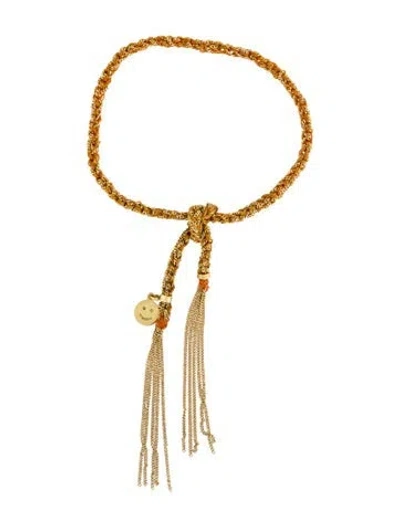 Pre-owned Carolina Bucci 18k Lucky Happiness Bracelet, 10" In Multi