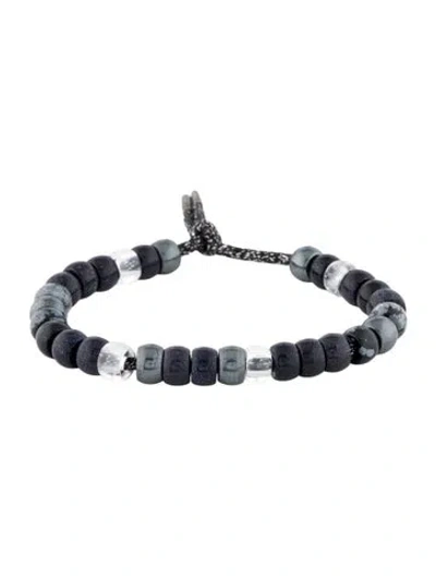 Pre-owned Carolina Bucci 18k Multi-stone Forte Bead Bracelet, 8.25"
