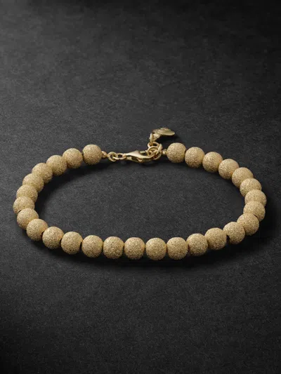 Carolina Bucci Florentine Finish 18-karat Gold Beaded Bracelet