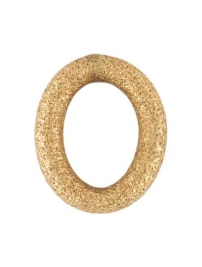 Pre-owned Carolina Bucci Florentine Finish One Oval Link In Multicolor