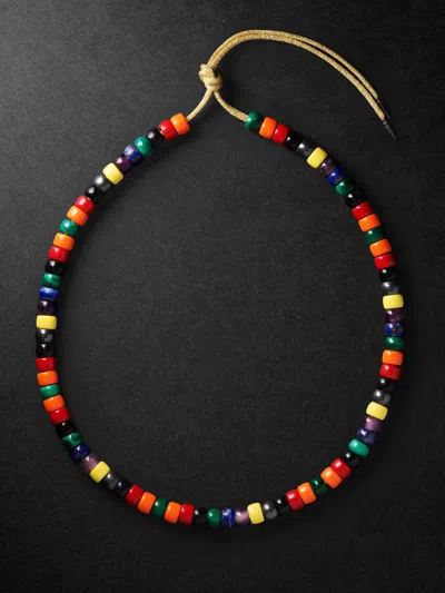 Carolina Bucci Forte Beads Gold Multi-stone Necklace