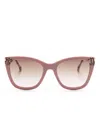 Carolina Herrera 0307 Sunglasses In Pink