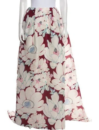 Pre-owned Carolina Herrera 2019 Long Skirt W/ Tags In Multi