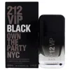 Carolina Herrera 212 Vip Black By  For Men - 1.7 oz Edp Spray In Black