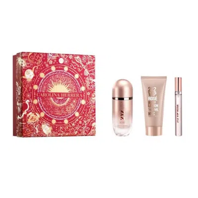 Carolina Herrera 212 Vip Rose Set (w) Edp 80ml+ 10ml + B.lotion 100ml