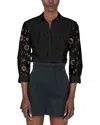 Carolina Herrera 3/4-sleeve Icon Blouse