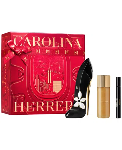 Carolina Herrera 3-piece Good Girl Jasmine Absolute Eau De Parfum Gift Set In Multi