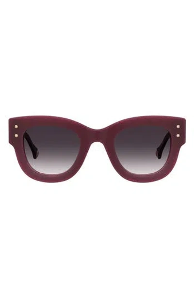 Carolina Herrera 47mm Square Sunglasses In Burgundy