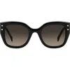 Carolina Herrera 51mm Gradient Square Sunglasses