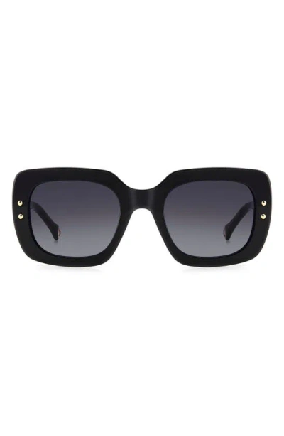 Carolina Herrera 52mm Rectangular Sunglasses In Brown