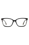 Carolina Herrera 53mm Rectangular Reading Glasses In Orange