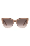 Carolina Herrera 54mm Gradient Cat Eye Sunglasses In Multi