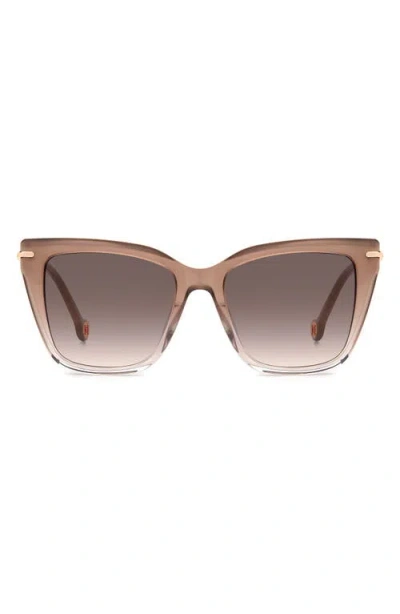 Carolina Herrera 54mm Gradient Cat Eye Sunglasses In Multi