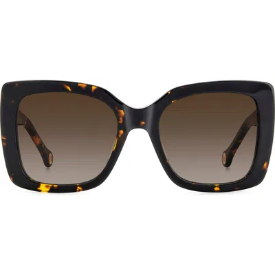 Carolina Herrera 54mm Gradient Square Sunglasses