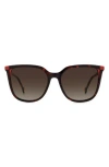 Carolina Herrera 54mm Square Sunglasses In Brown